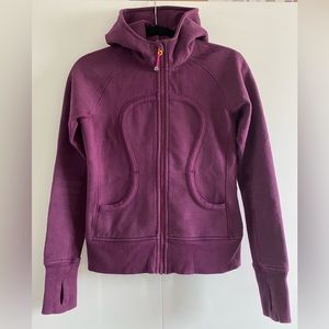 COPY - Lululemon Scuba Hoodie - Plum - size 6